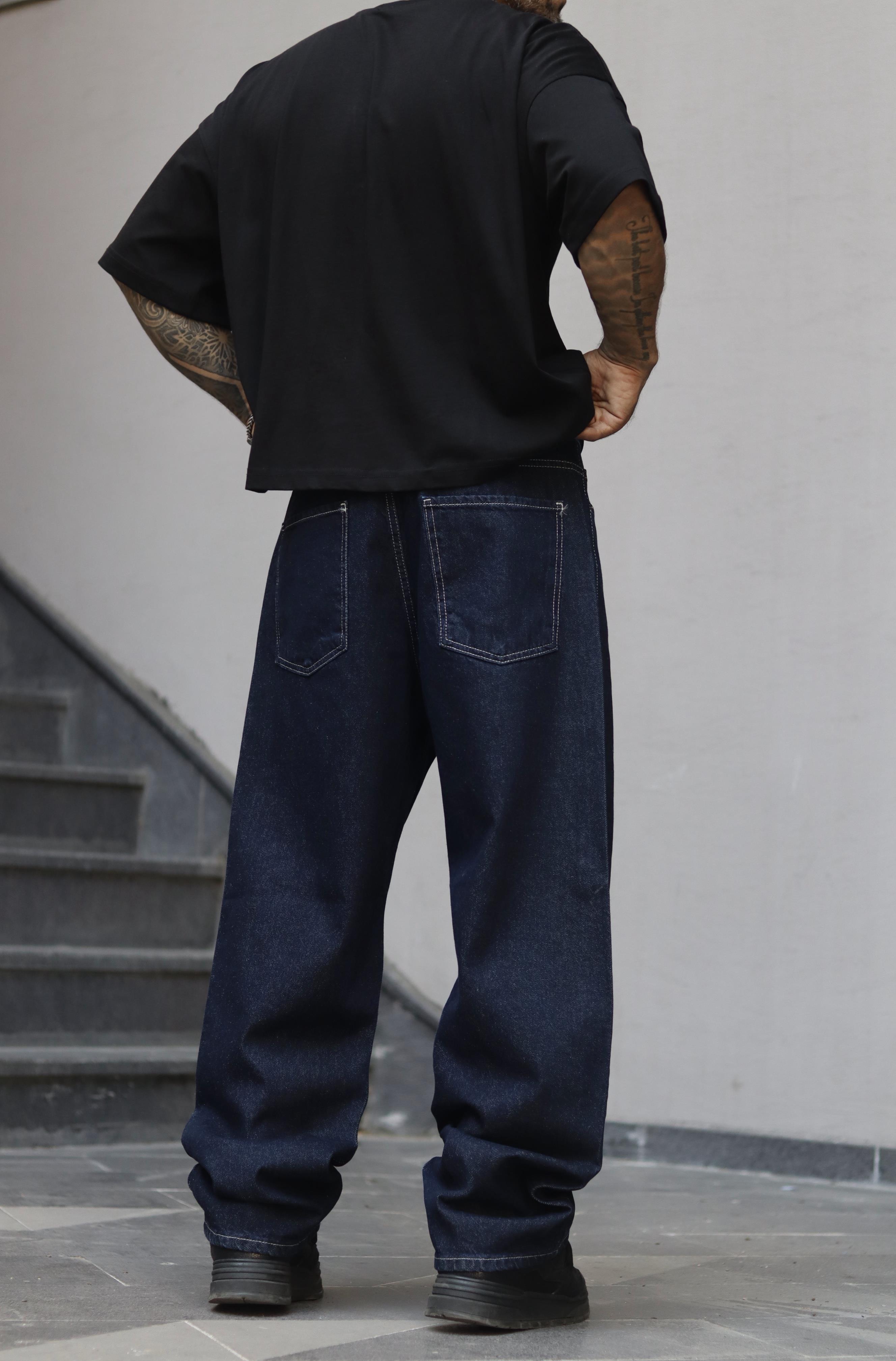 Outline Oversize Mavi Takım