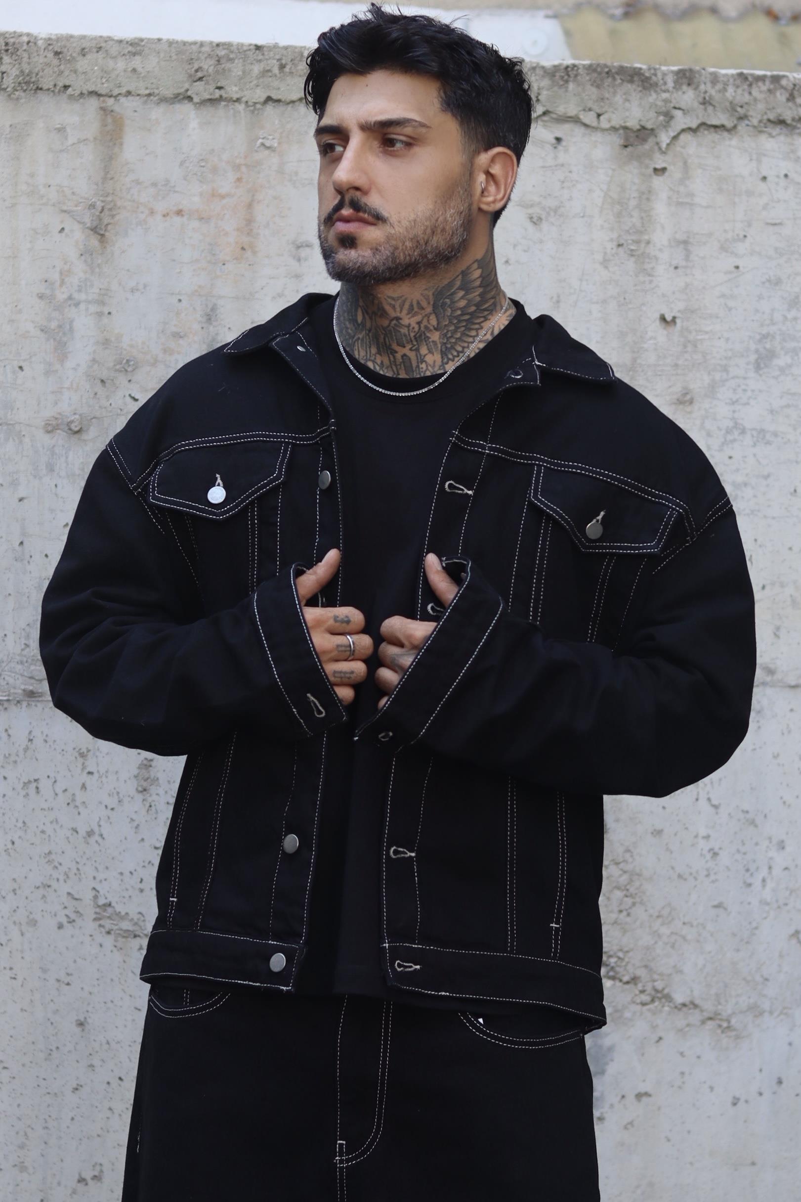 Outline Oversize Siyah Takım