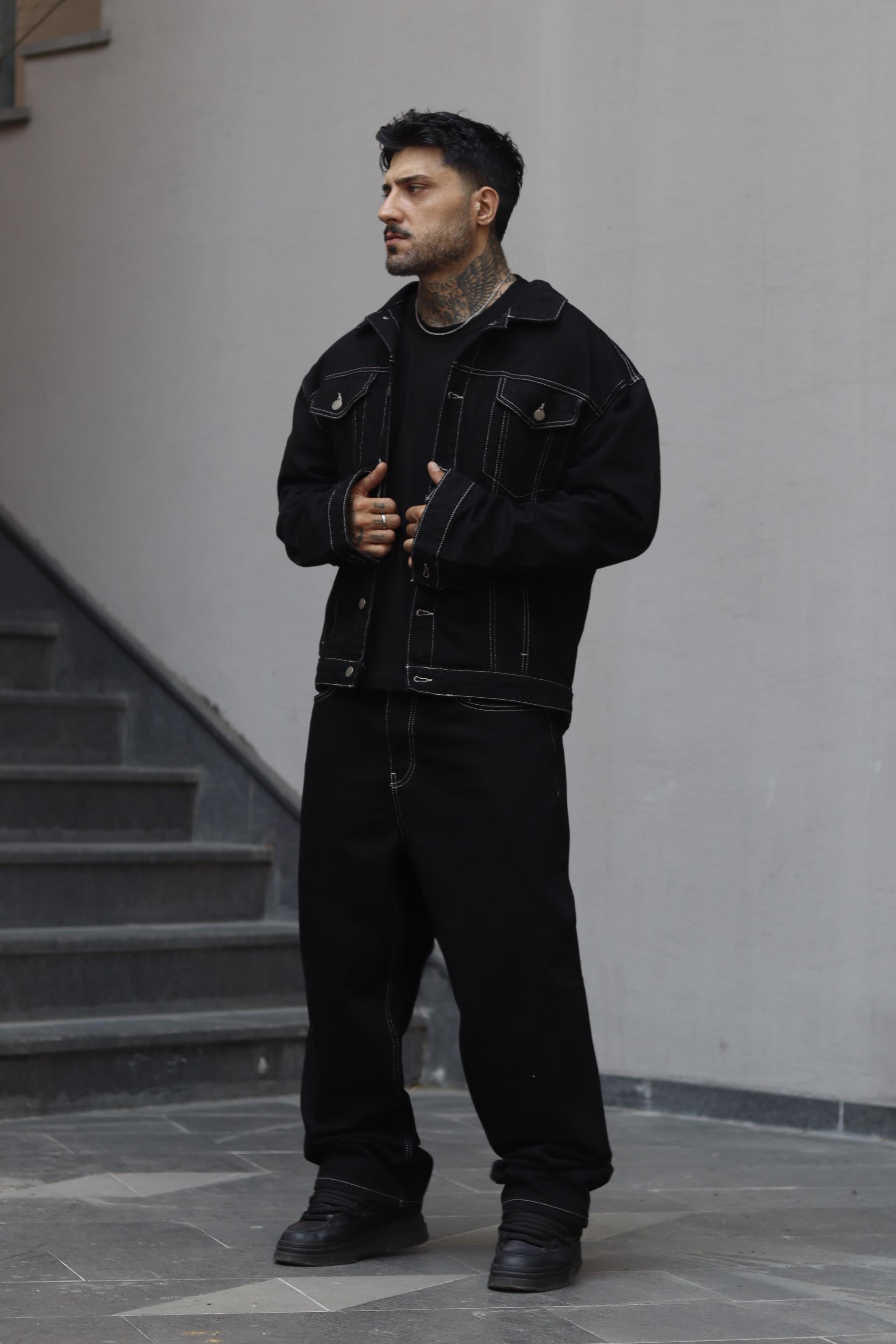 Outline Oversize Siyah Takım