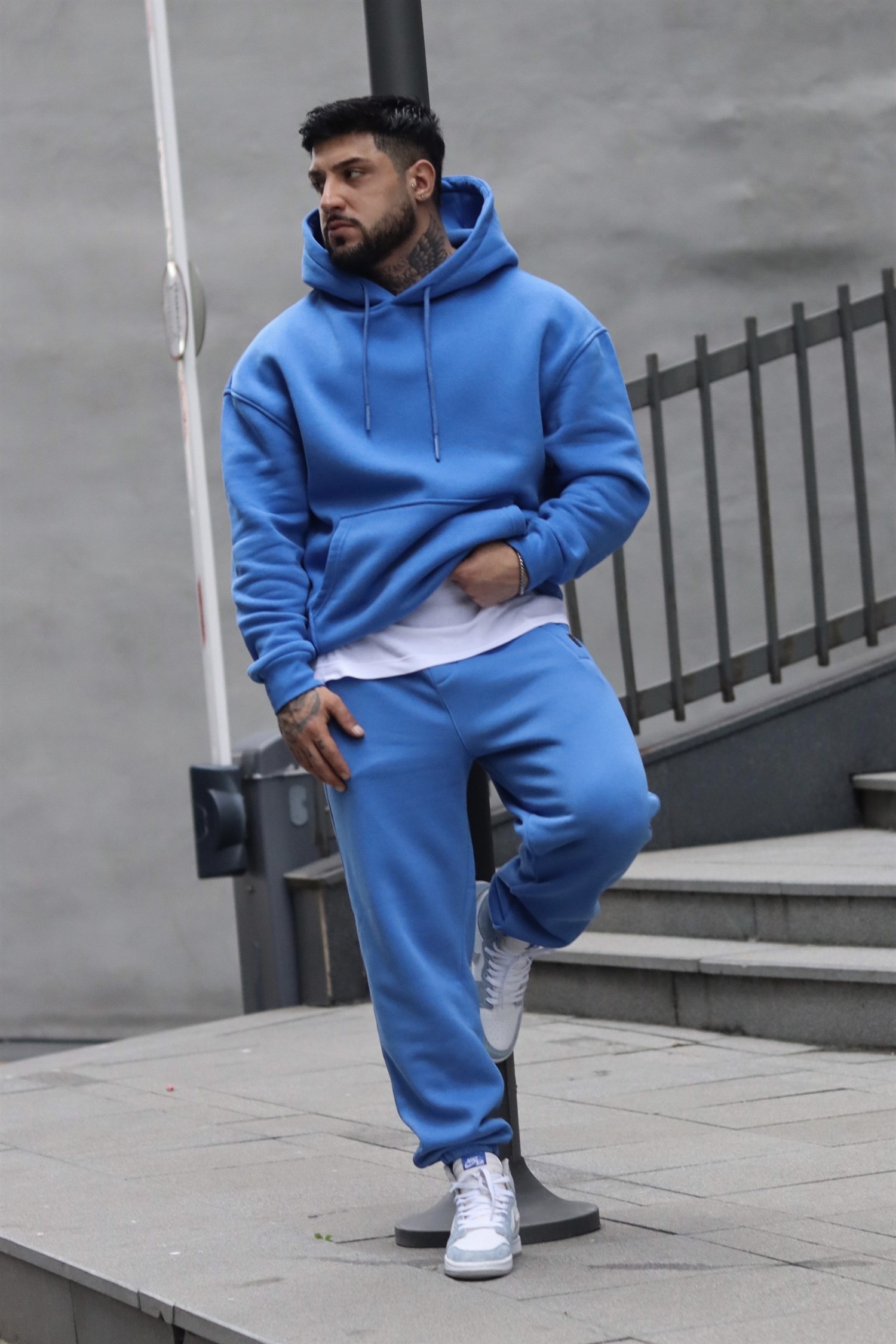 Oversize blue tracsuit