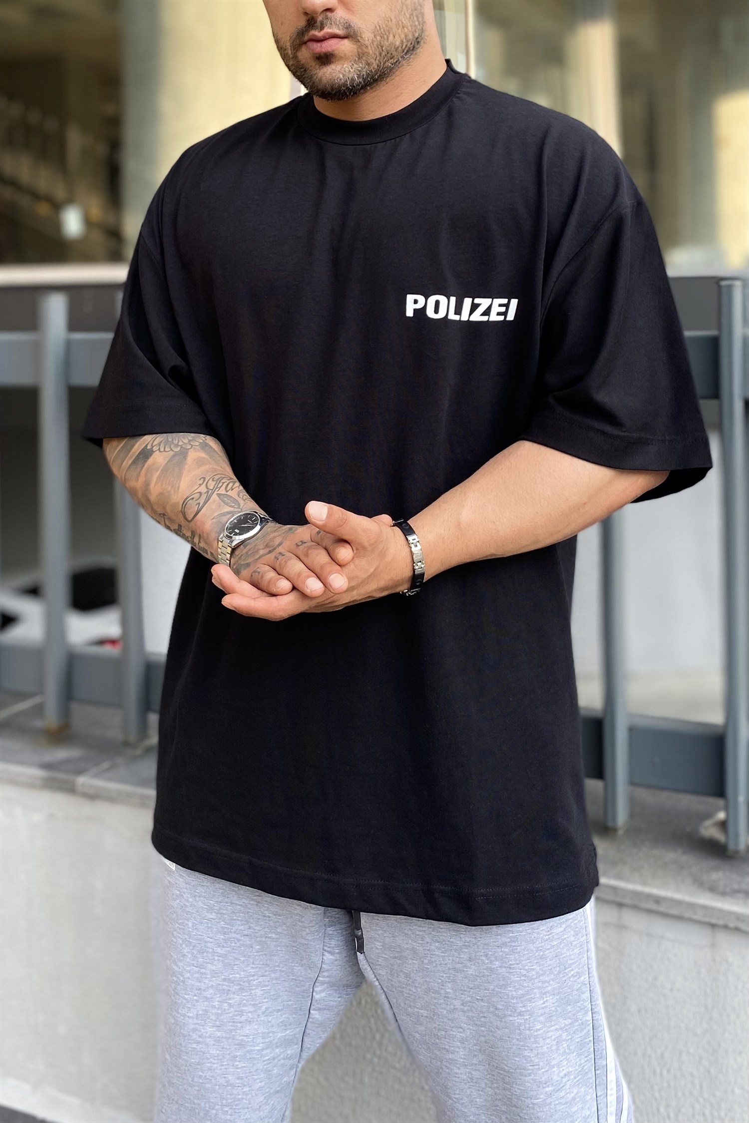 Polizei oversize tshirt