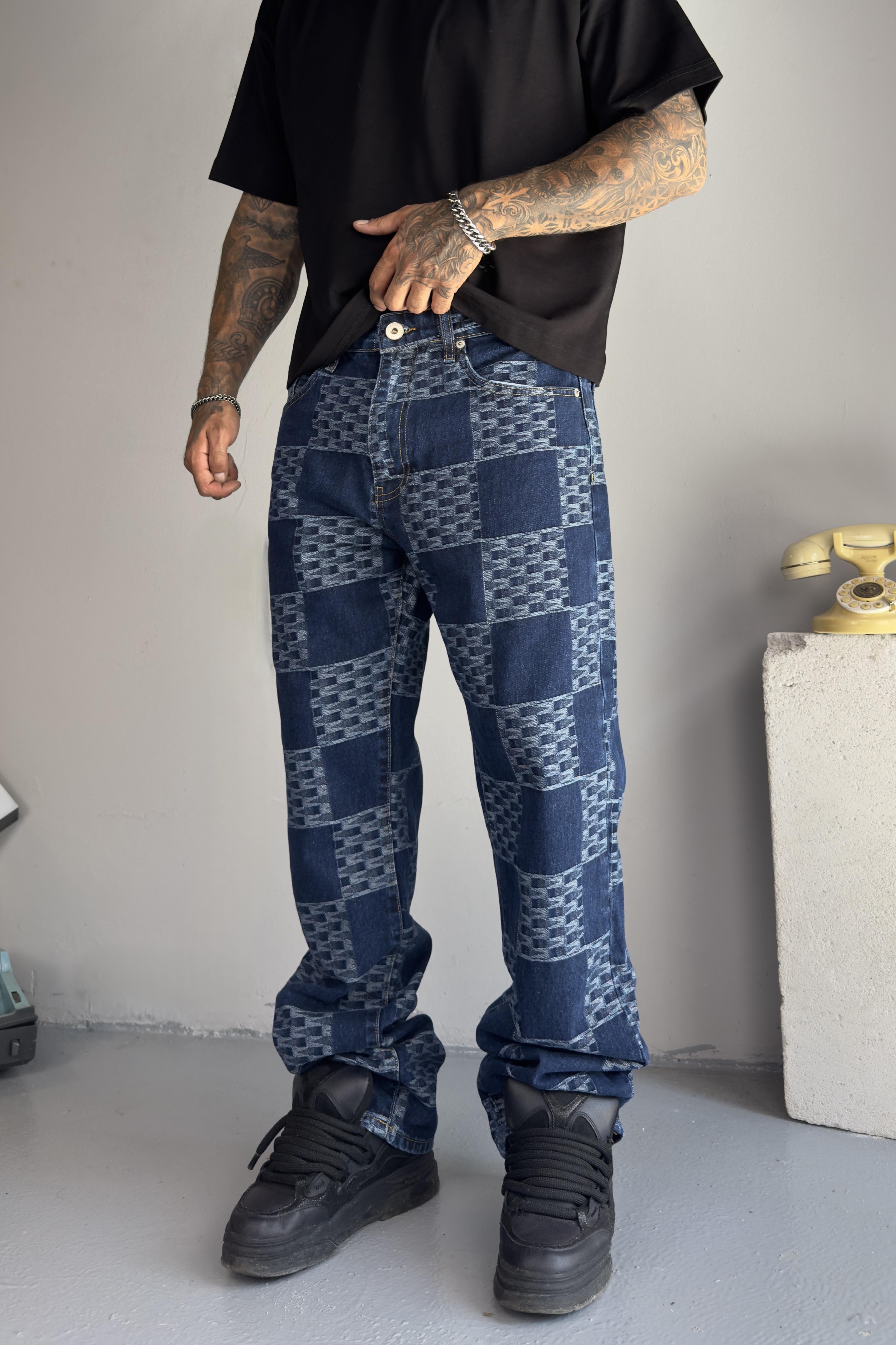 Retro Block Jean