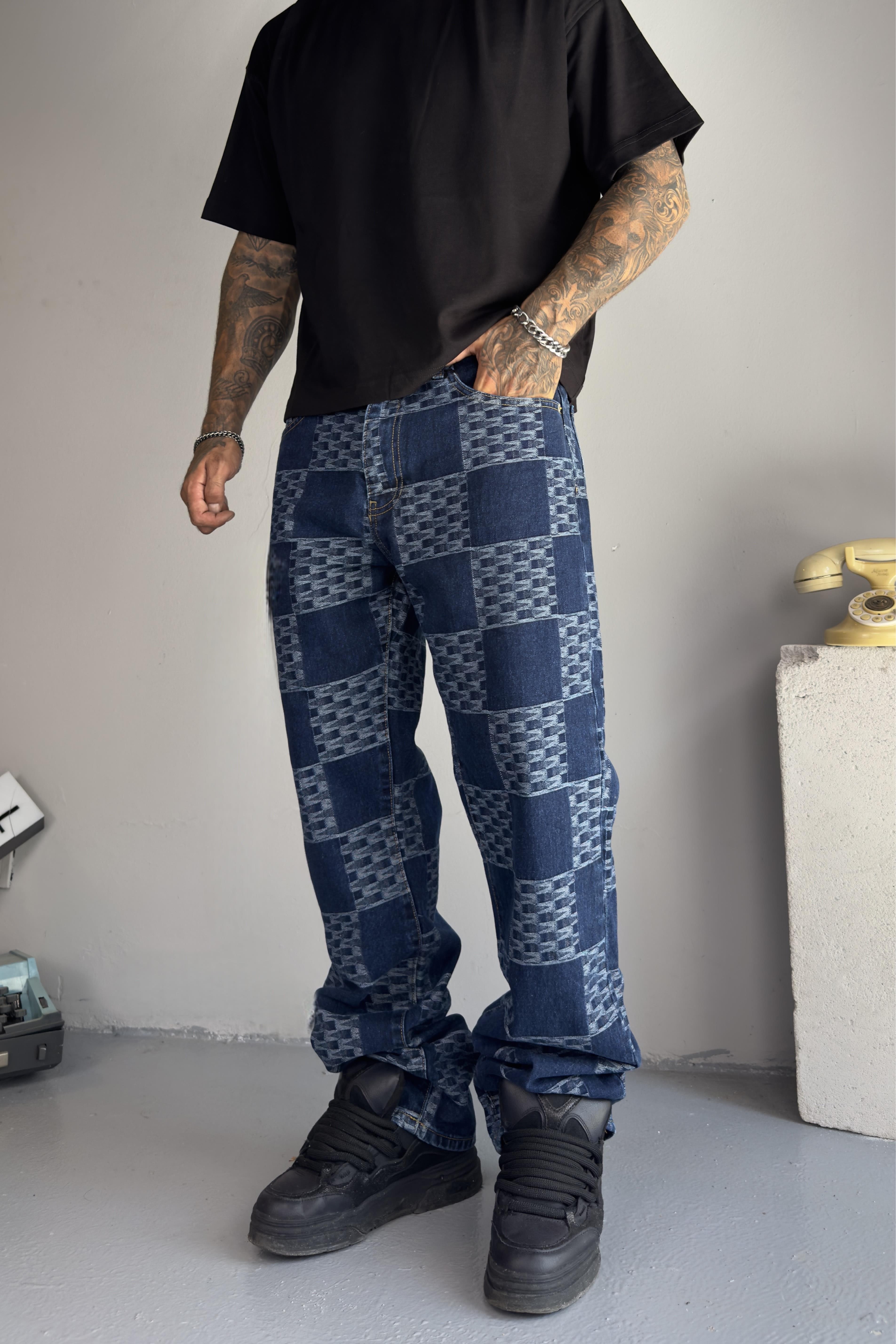 Retro Block Jean