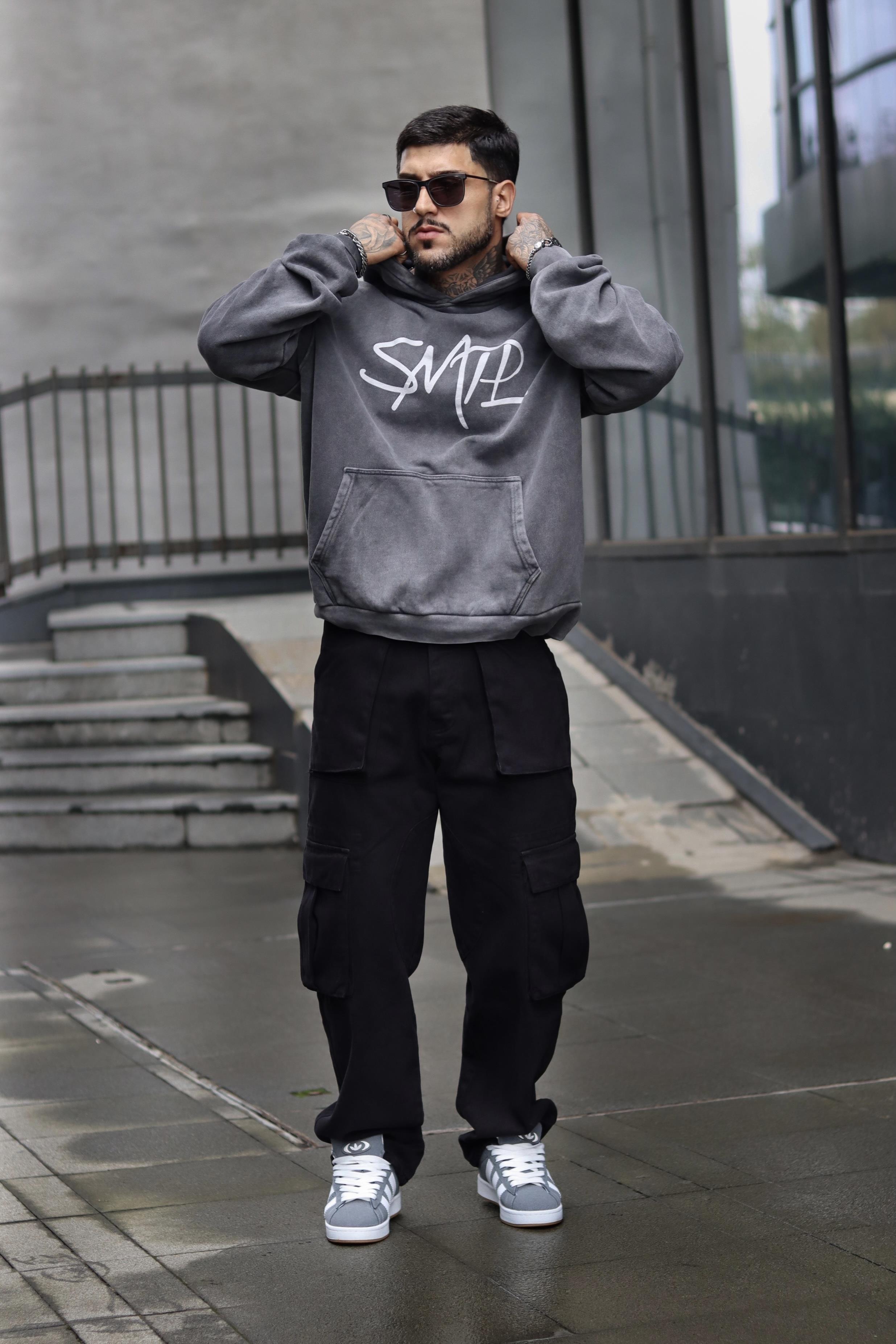 Sample acid wash hoodie