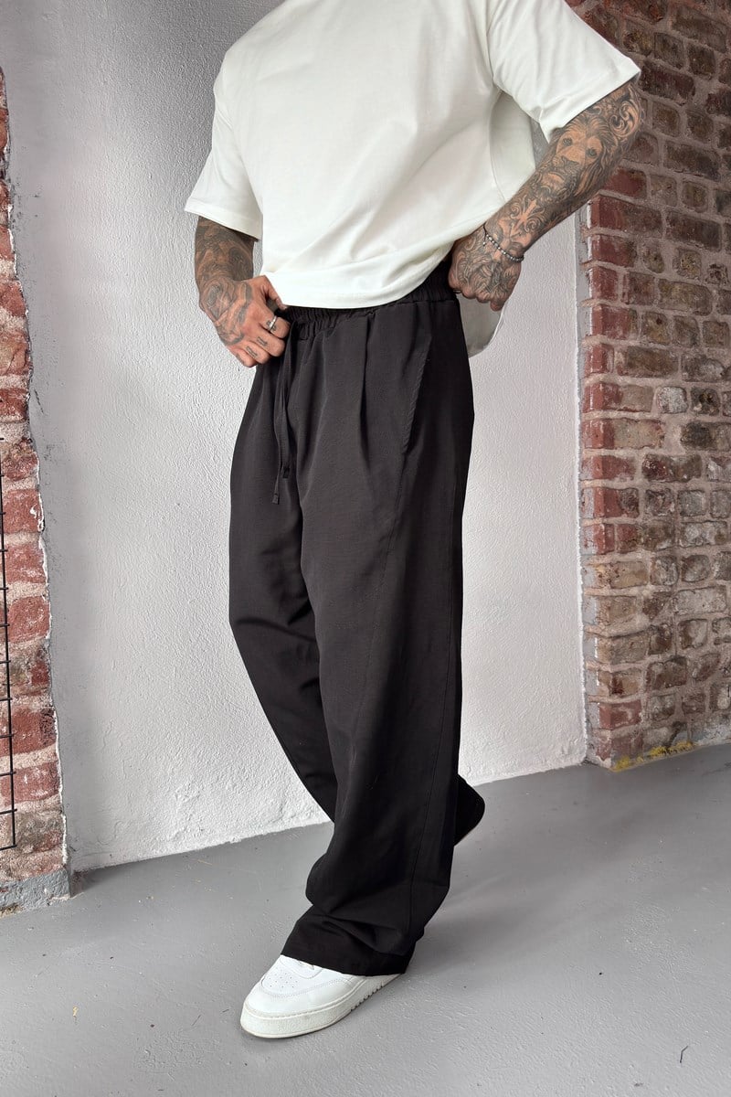 Siyah Ekstra Baggy Pantolon