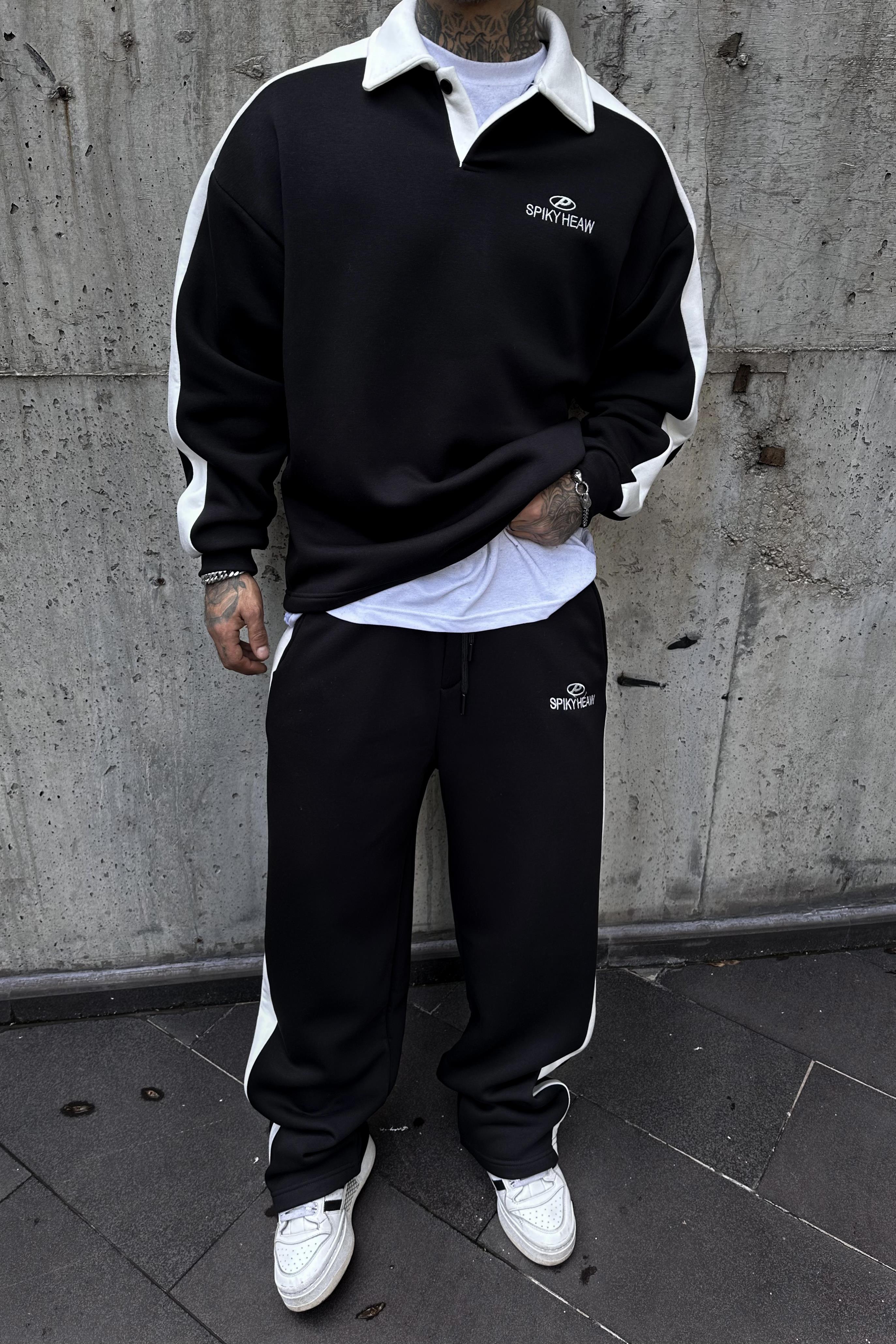 Spikyheaw oversize siyah takım
