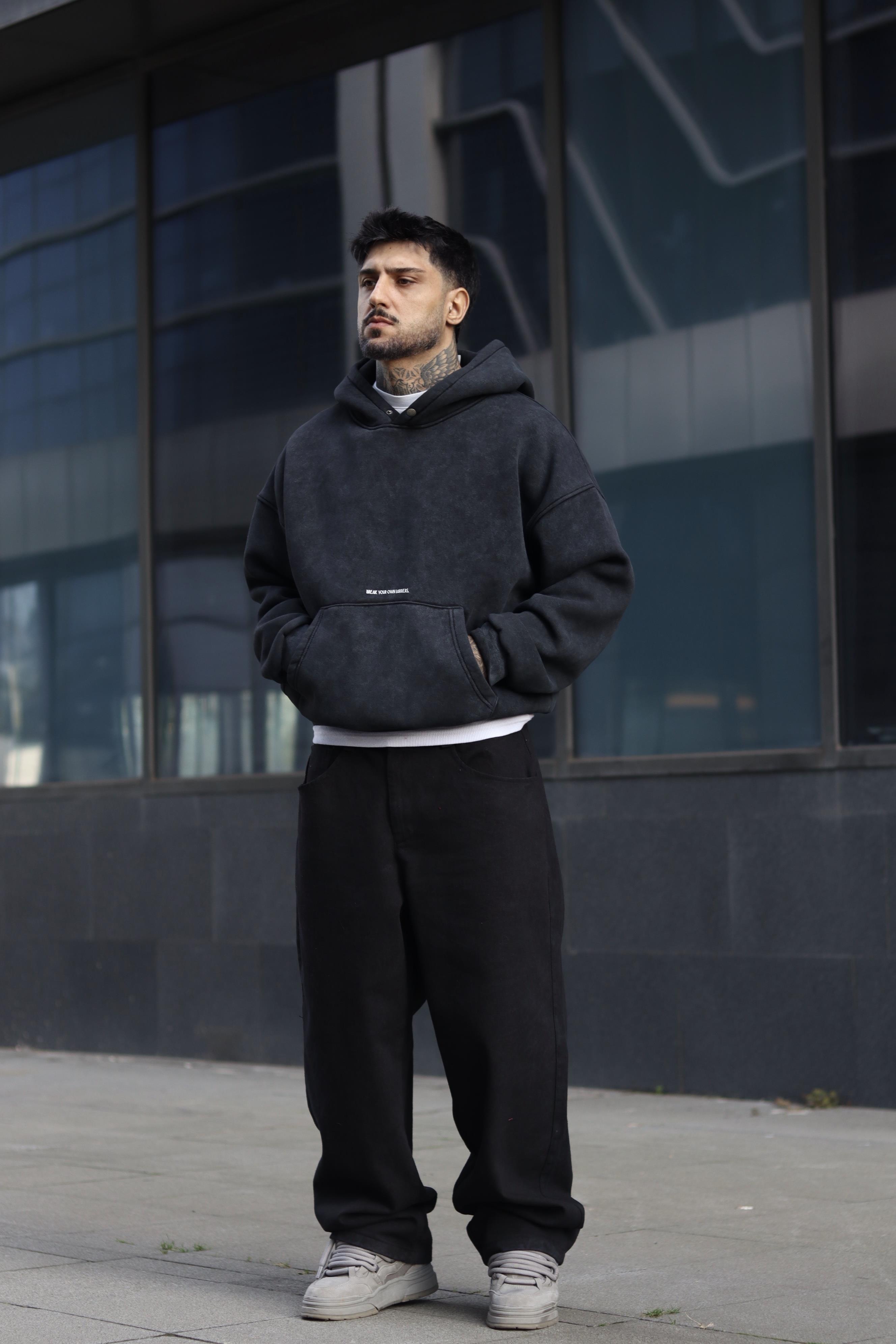 Stone Washed Oversize Hoodie