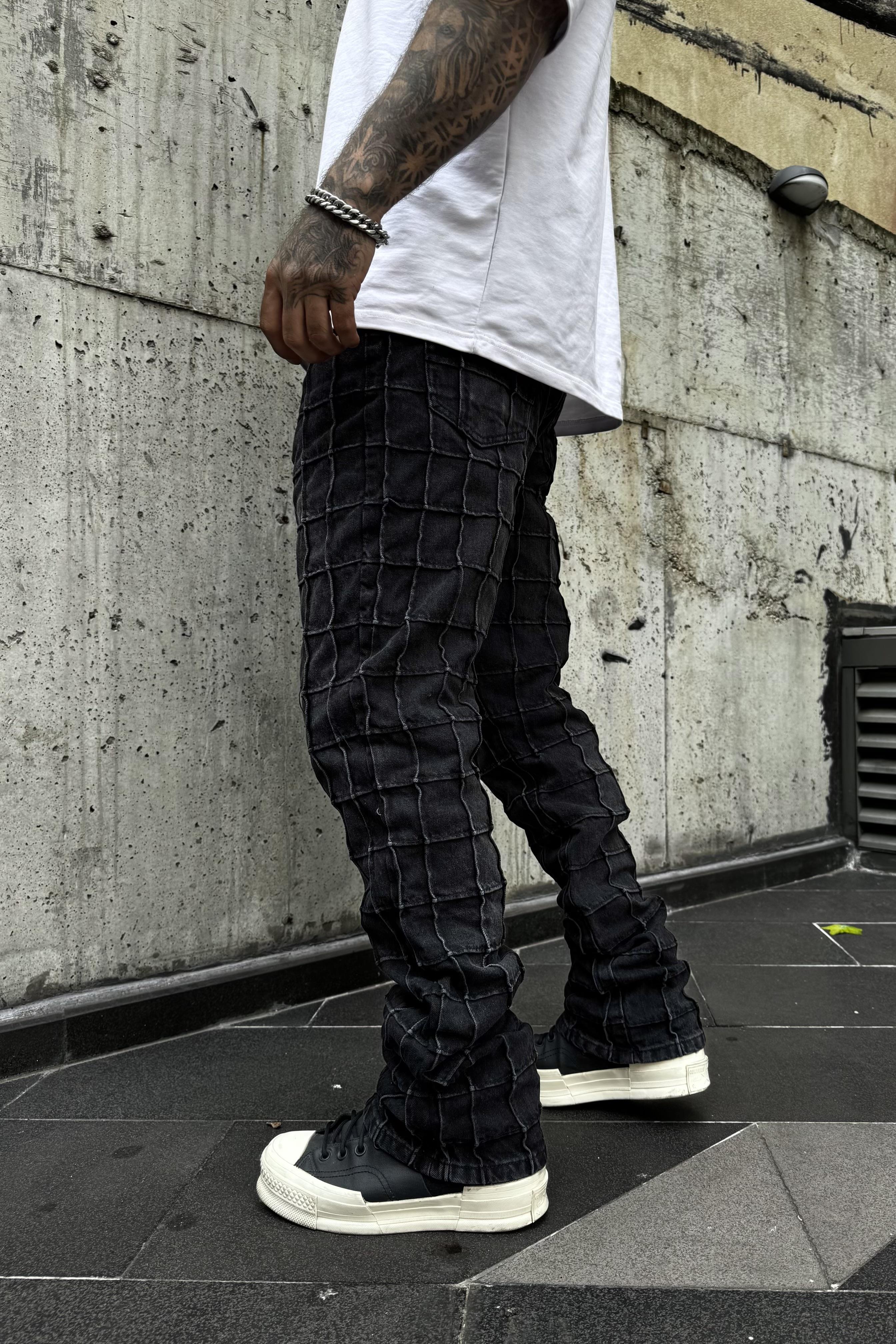 Stranger siyah pantolon