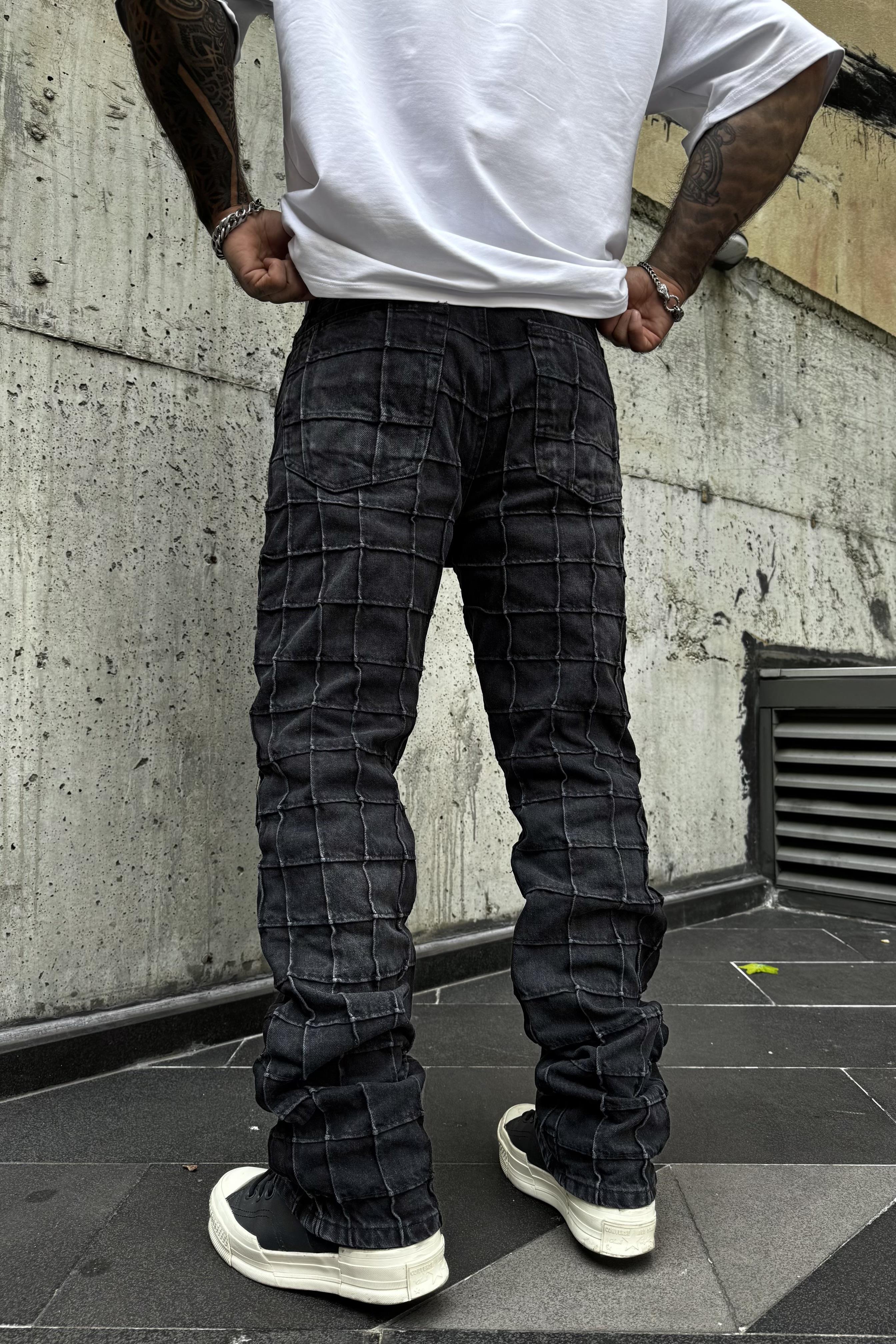 Stranger siyah pantolon