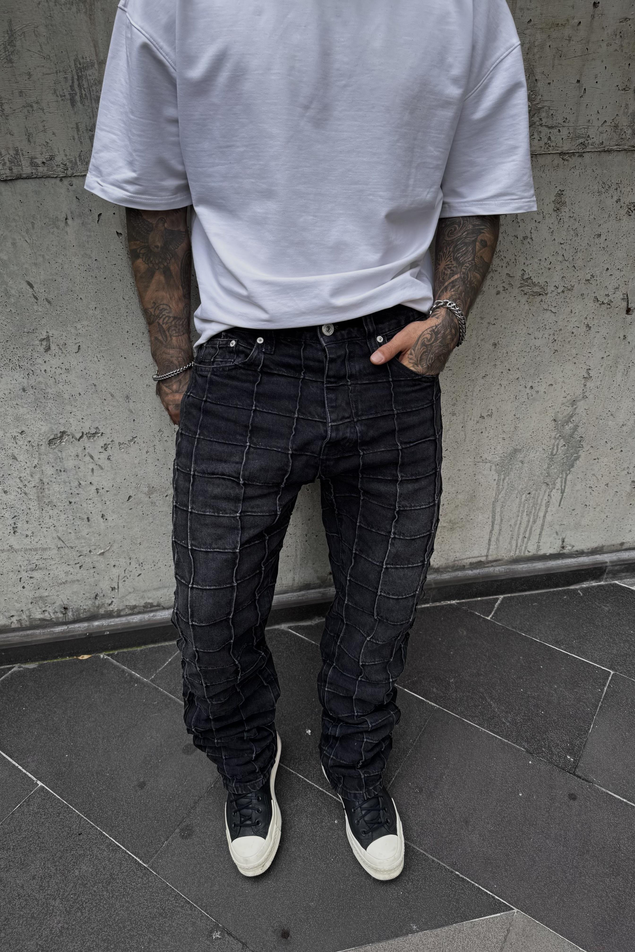 Stranger siyah pantolon