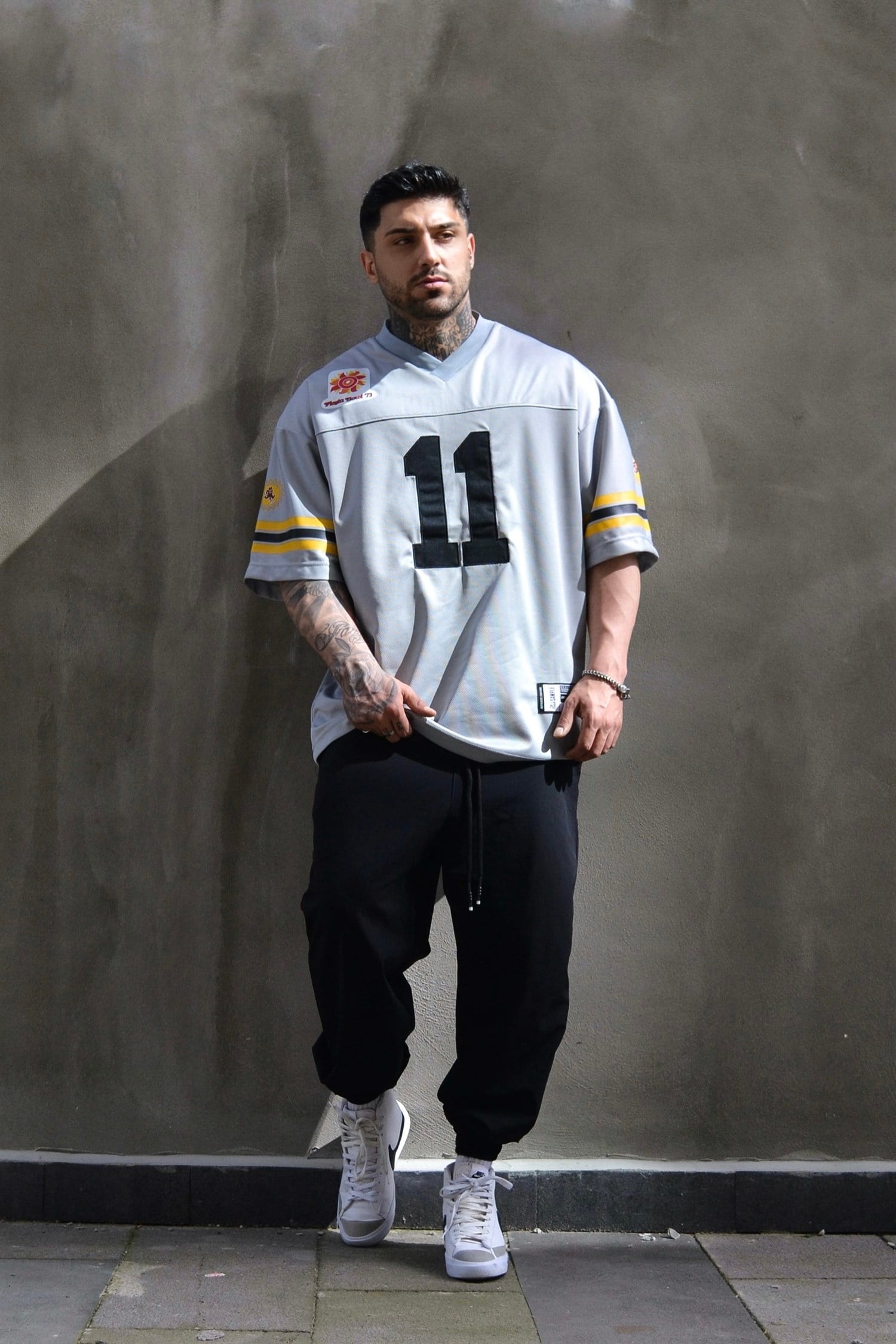 white eleven süper oversize grey forma