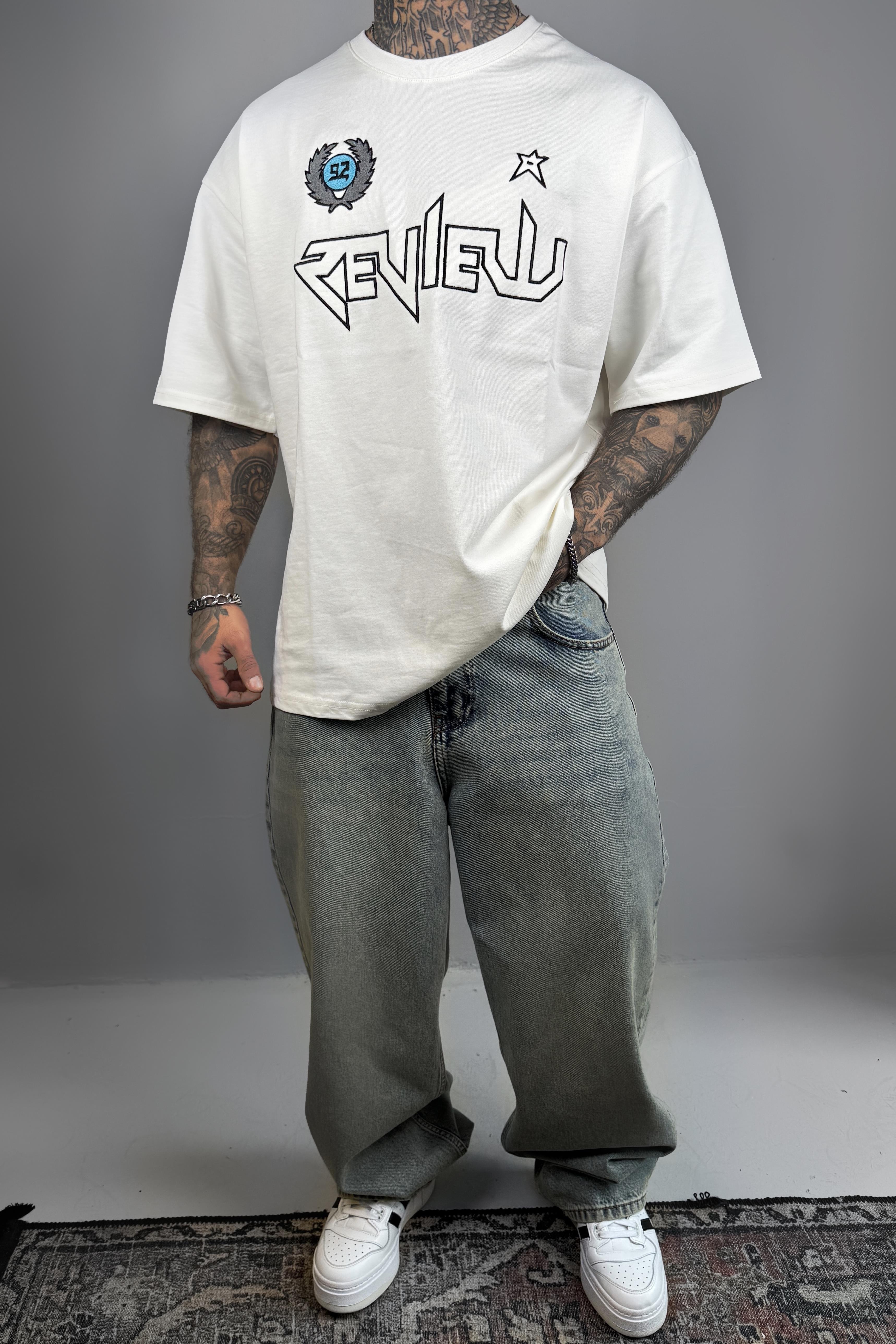 White Vision Oversize Tshirt