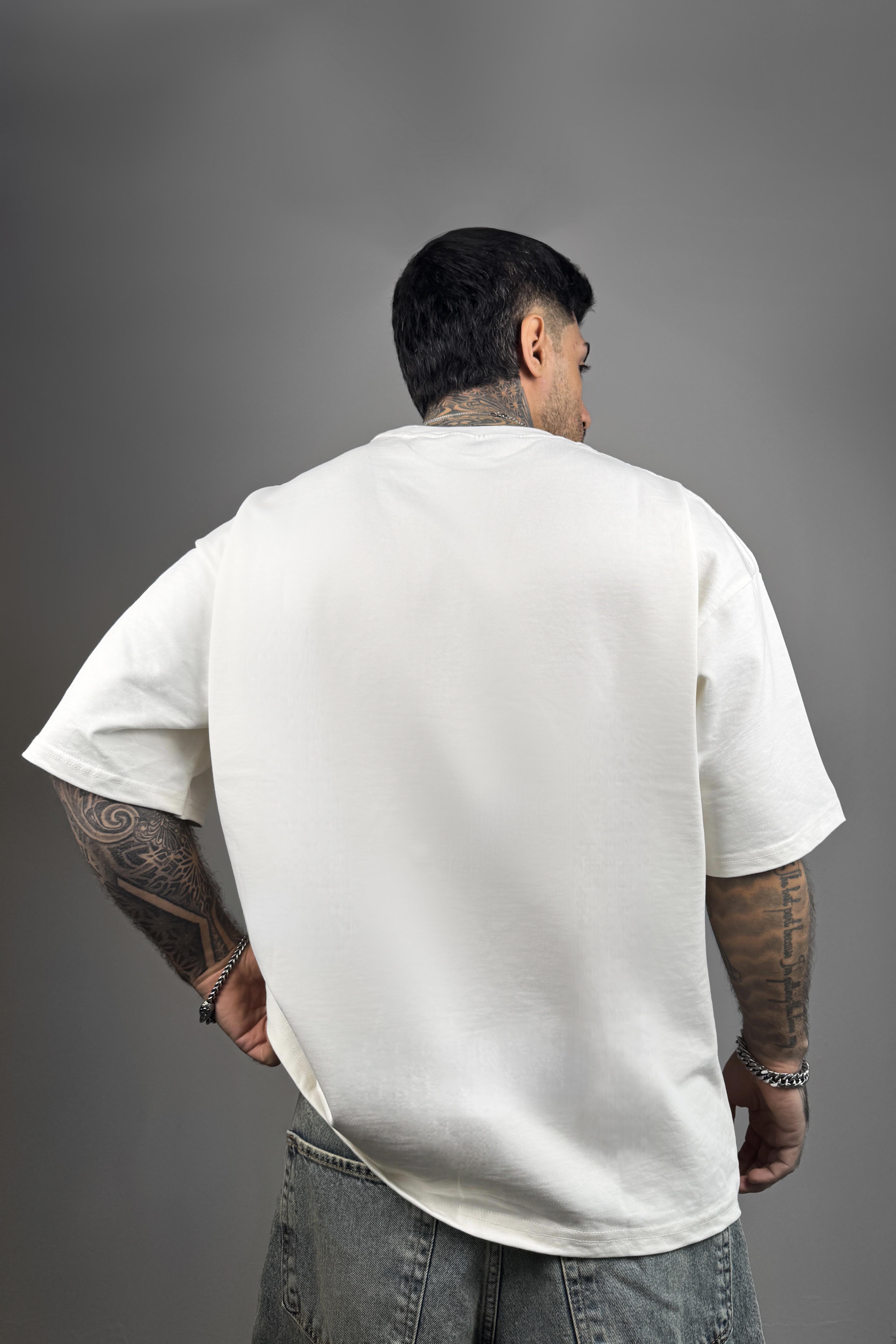 White Vision Oversize Tshirt