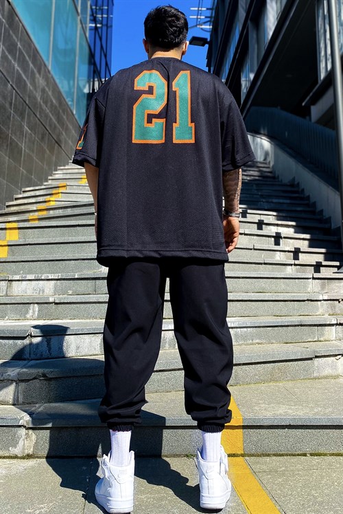 21 Süper oversize forma siyah