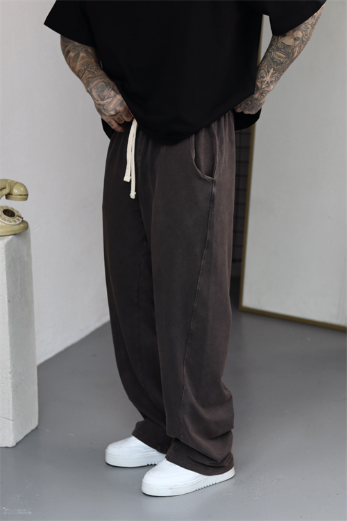 Acı Kahve Yıkamalı Eşofman