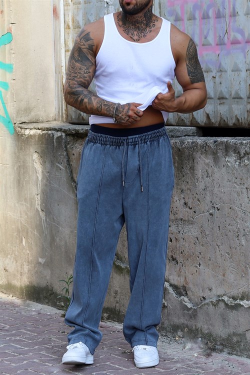 Acid wash baggy sweatpants