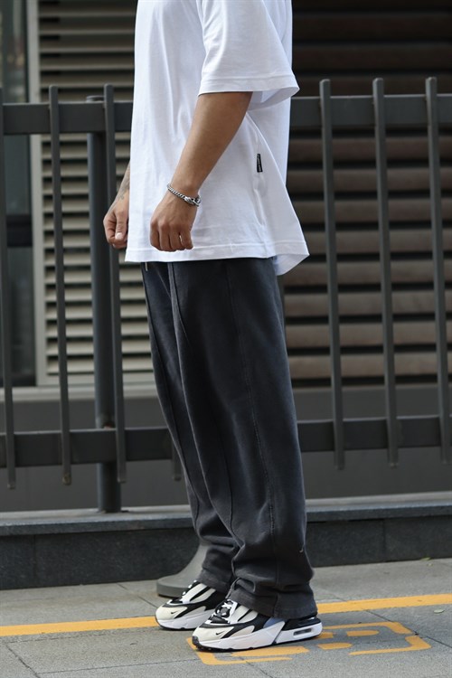 Acid wash baggy sweatpants