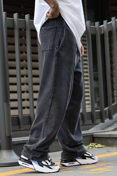 Acid wash baggy sweatpants