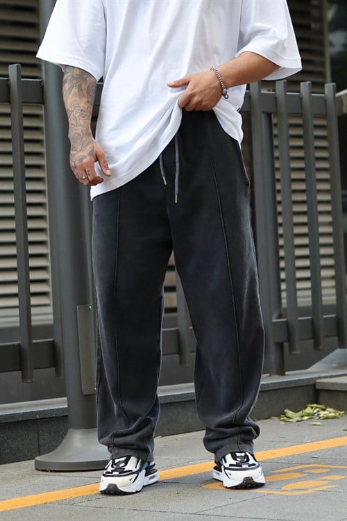 Acid wash baggy sweatpants