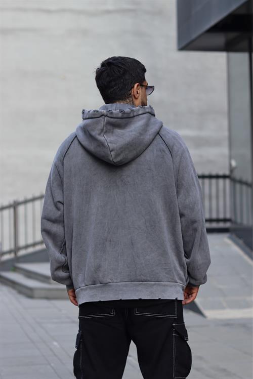 Acid wash hoodie