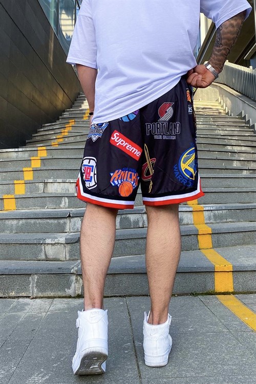 All star siyah nba şort