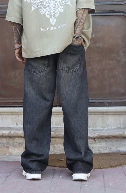 Antrasit ekstra baggy pantolon