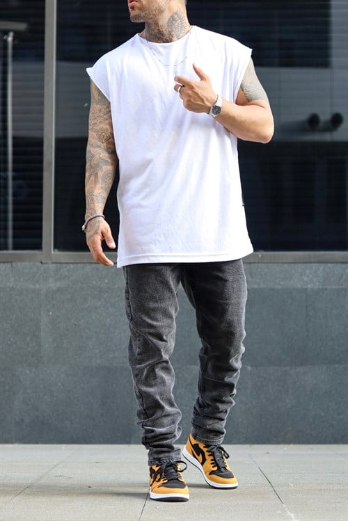 Antrasit regular fit pantolon