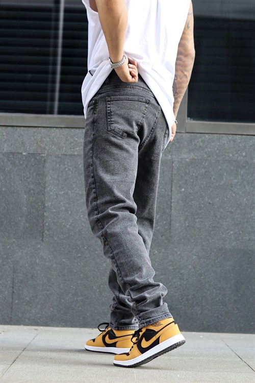 Antrasit regular fit pantolon