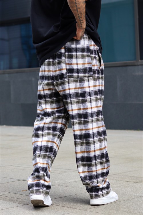 Baggy ekose pantolon