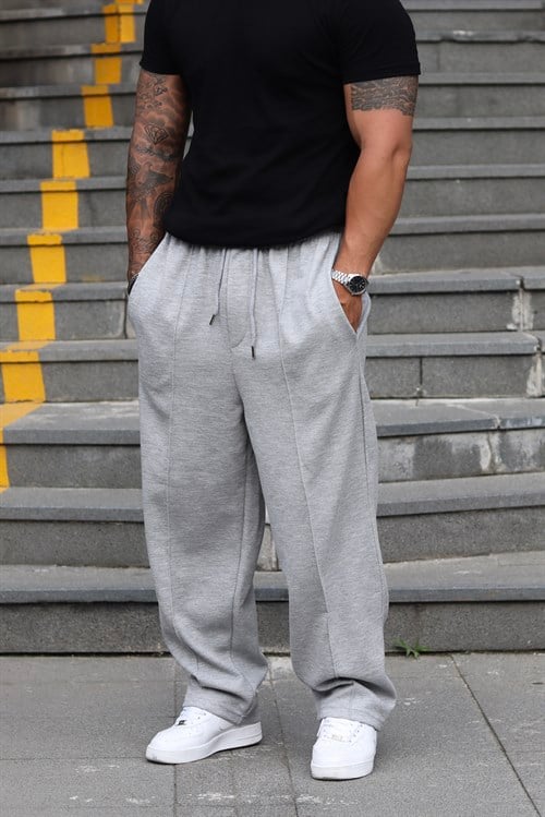 Baggy greymelange eşofman