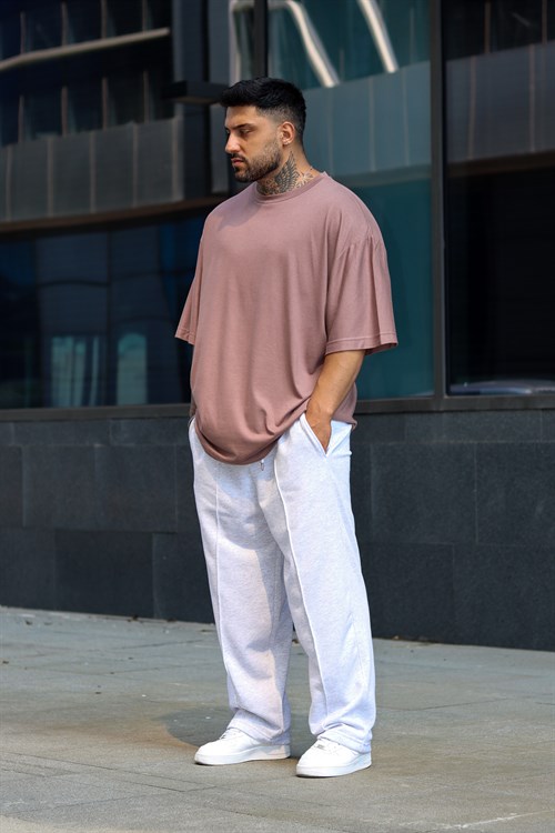 Baggy karmelange sweatpants