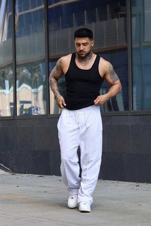 Baggy karmelange sweatpants