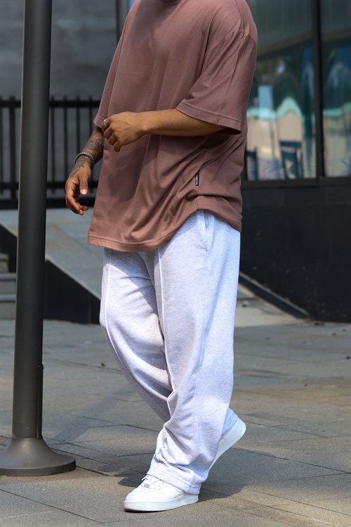 Baggy karmelange sweatpants