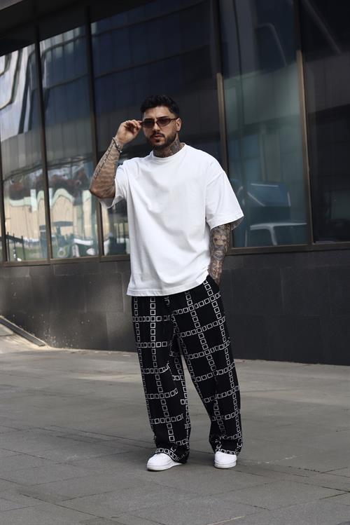 Baggy siyah sweatpants