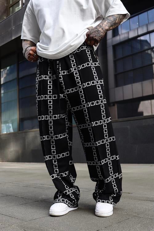 Baggy siyah sweatpants