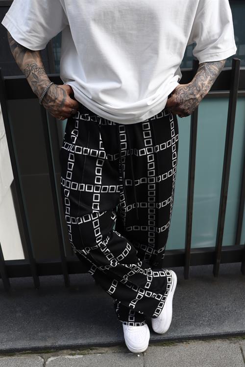 Baggy siyah sweatpants