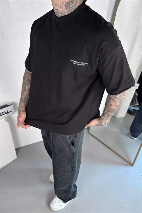 Barcode Boxy Fit Tshirt