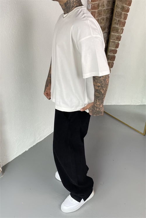 Basic Oversize Beyaz Tshirt