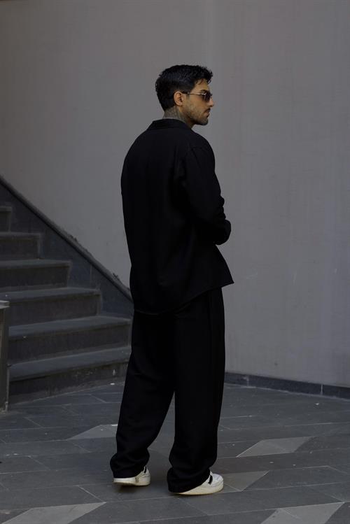 Basic Oversize Siyah Takım