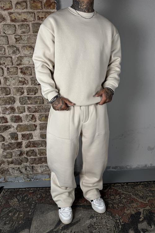 Bej Oversize Set
