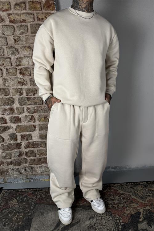 Bej Oversize Set