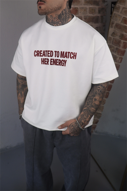 Beyaz Oversize Tshirt