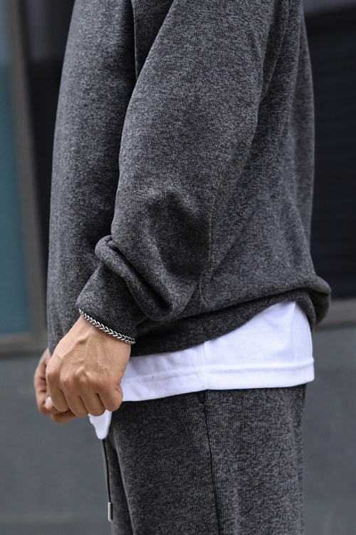 Bisiklet yaka oversize takım