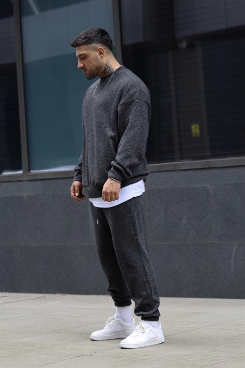 Bisiklet yaka oversize takım