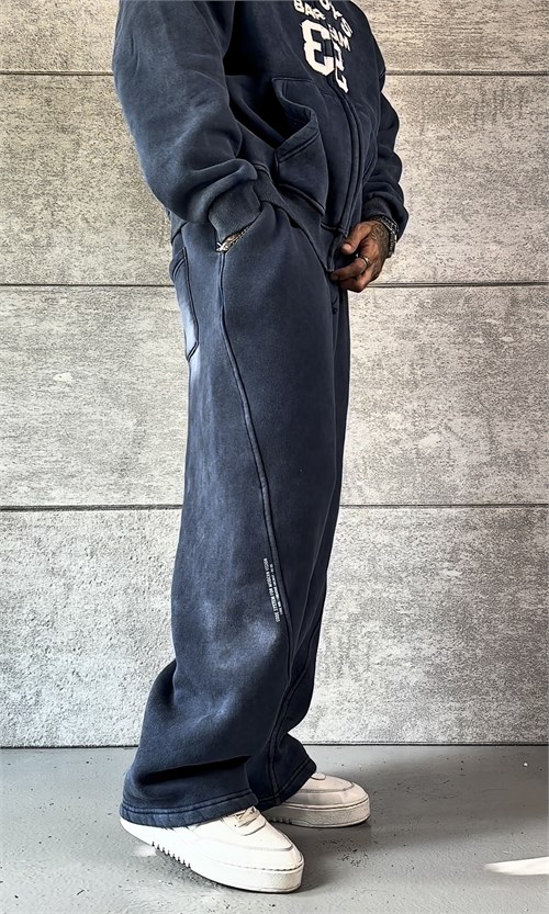 Blue Washed Oversize Takım