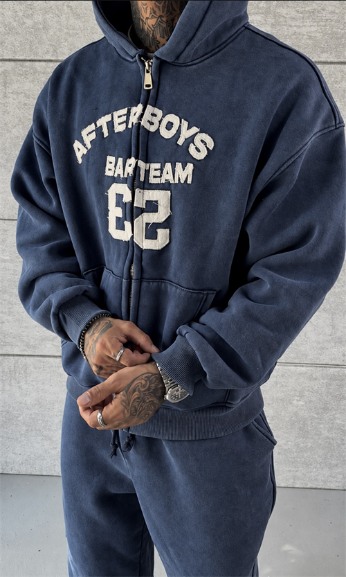 Blue Washed Oversize Takım