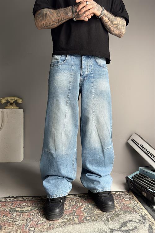 Blue Wave Baggy Pantolon