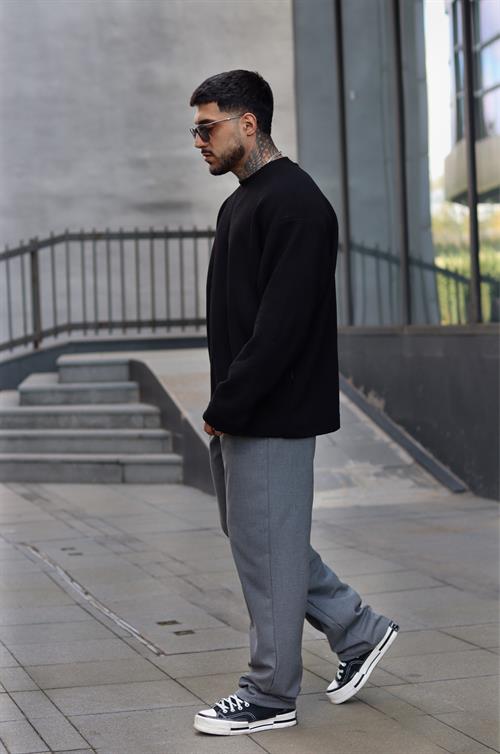 Bol kalıp pileli pantolon