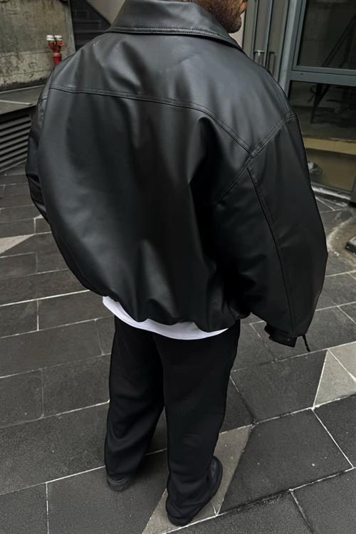 Bomber deri ceket