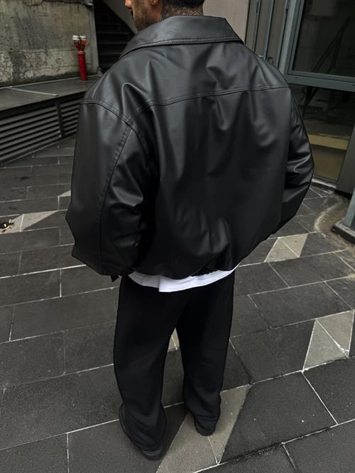 Bomber deri ceket